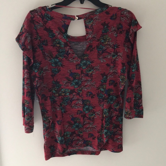 Free People Red Dock Street Shirt - Picture 5 of 5